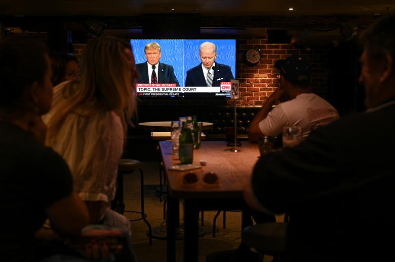 نخستین مناظره انتخاباتی دونالد ترامپ و جو بایدن