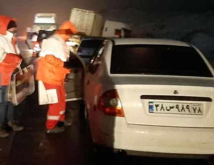 تصادف زنجیره‌ای مرگبار در زنجان!